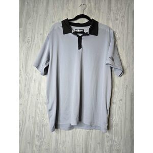 The North Face Men’s XL Polo Shirt Gray Black Performance Golf Outdoor